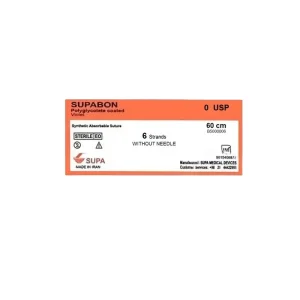 نخ بدون سوزن پلی گلایکولیک اسید سوپا بن 6 رشته‌ای 0-3 36 عددی