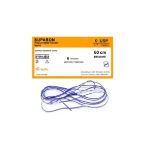 نخ بدون سوزن پلی گلایکولیک اسید سوپا بن 6 رشته‌ای 0-3 بسته 36 عددی